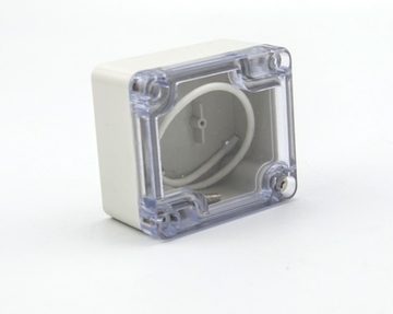 63*58*35mm transparent PC electrical junction box with clear lid