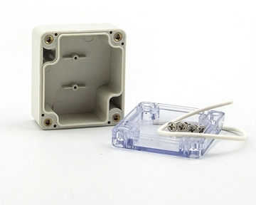 63*58*35mm transparent PC electrical junction box with clear lid